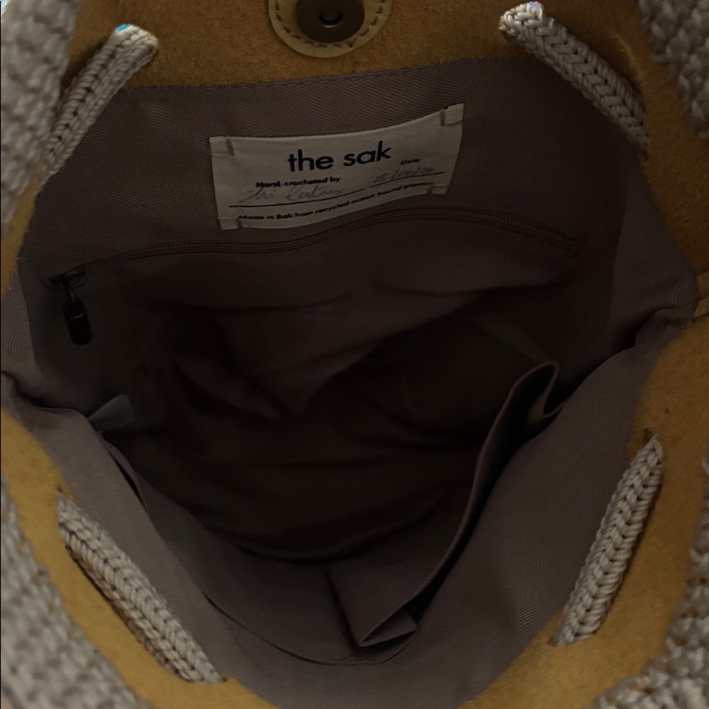 The Sak leather & crochet backpack - Picture 4 of 7